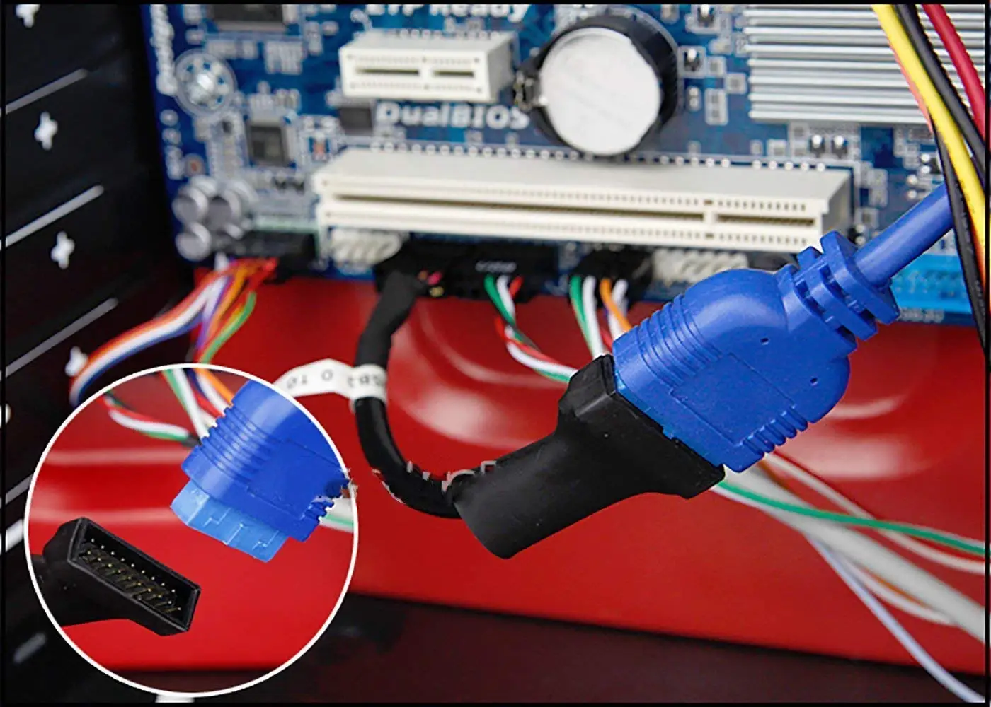 Internal 19pin Usb3.0 To Usb2.0 Adapter Cable Usb 3.0 To Usb 2