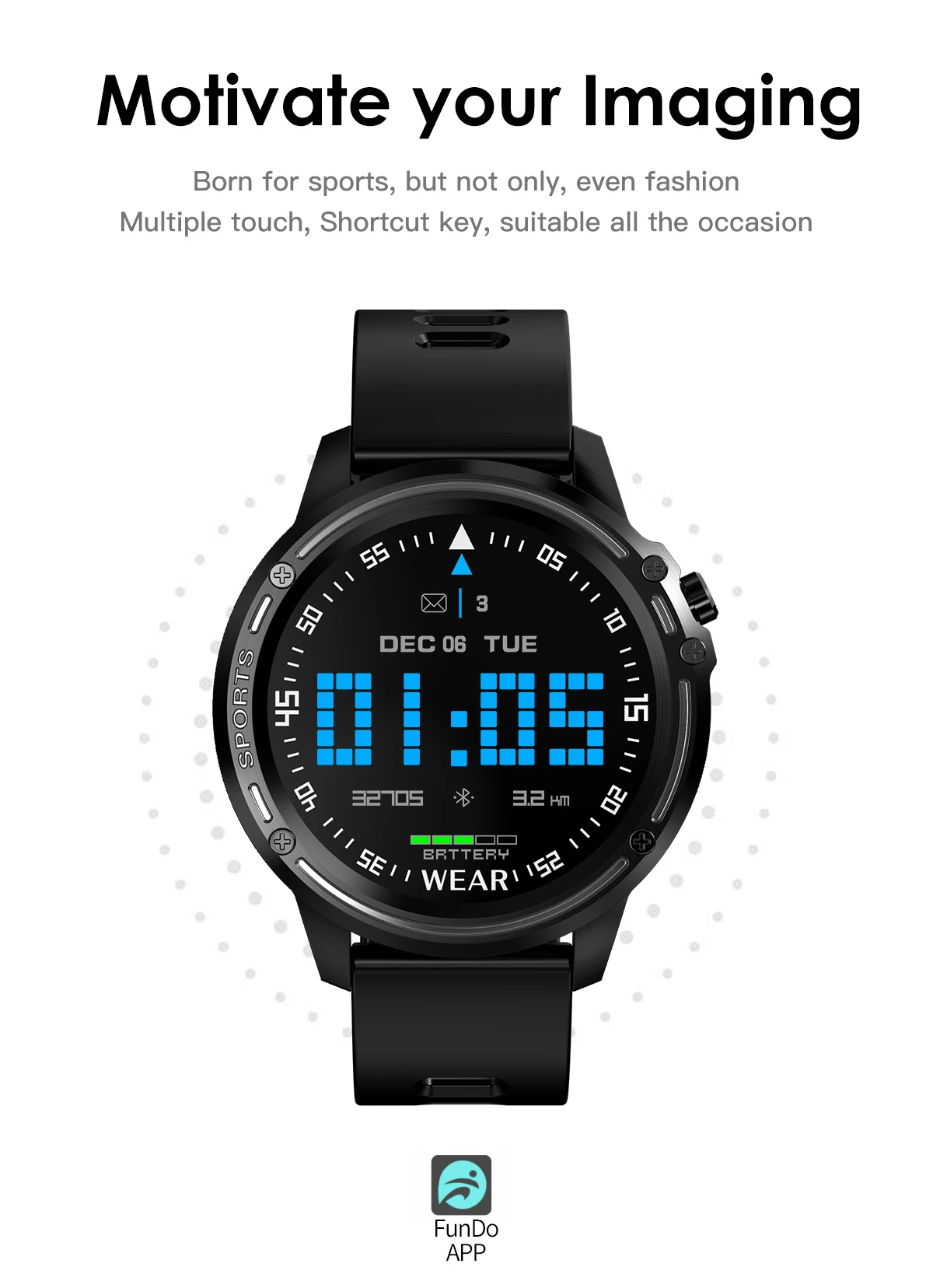 round smart watch