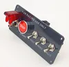 12V Racing Car Carbon Red LED Ignition Illuminate Switch Panel Engine Start Push Button Toggle
