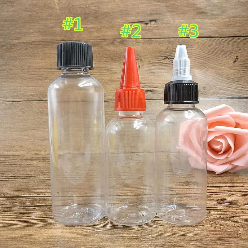 50ml Pet Plastic Bottle With Twist Cap For E Liquid E Juice Oil Plastic
