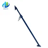 Adjustable height galvanized scaffolding push-pull prop pole
