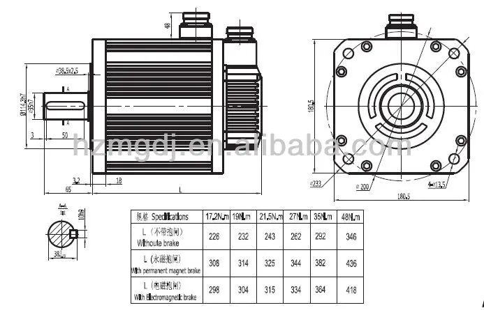 180mm dimension