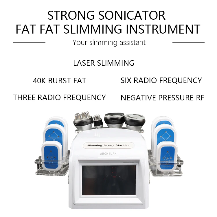 5 In 1 Vacuum Therapy Lipo Laser And Cavitation Rf Slimming Machine