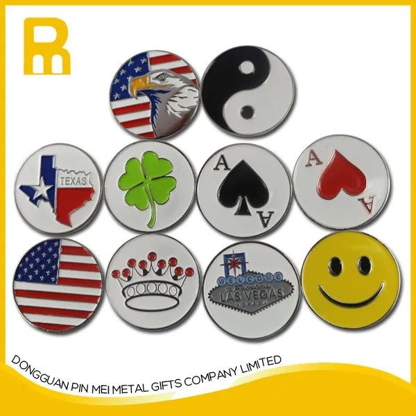 Diy Print Your Own Logo Blank Golf Ball Marker Buy Blank Golf Ball