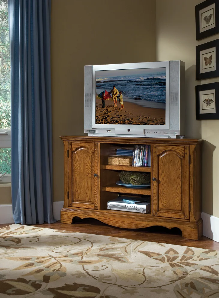 New Design Oak Solid Wood Modern Mdf Wood Corner Tv Cabinet Buy