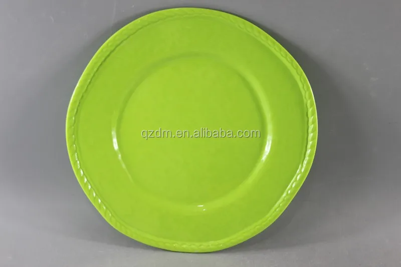 Unbreakable Accidented Melamine Dinner Plate