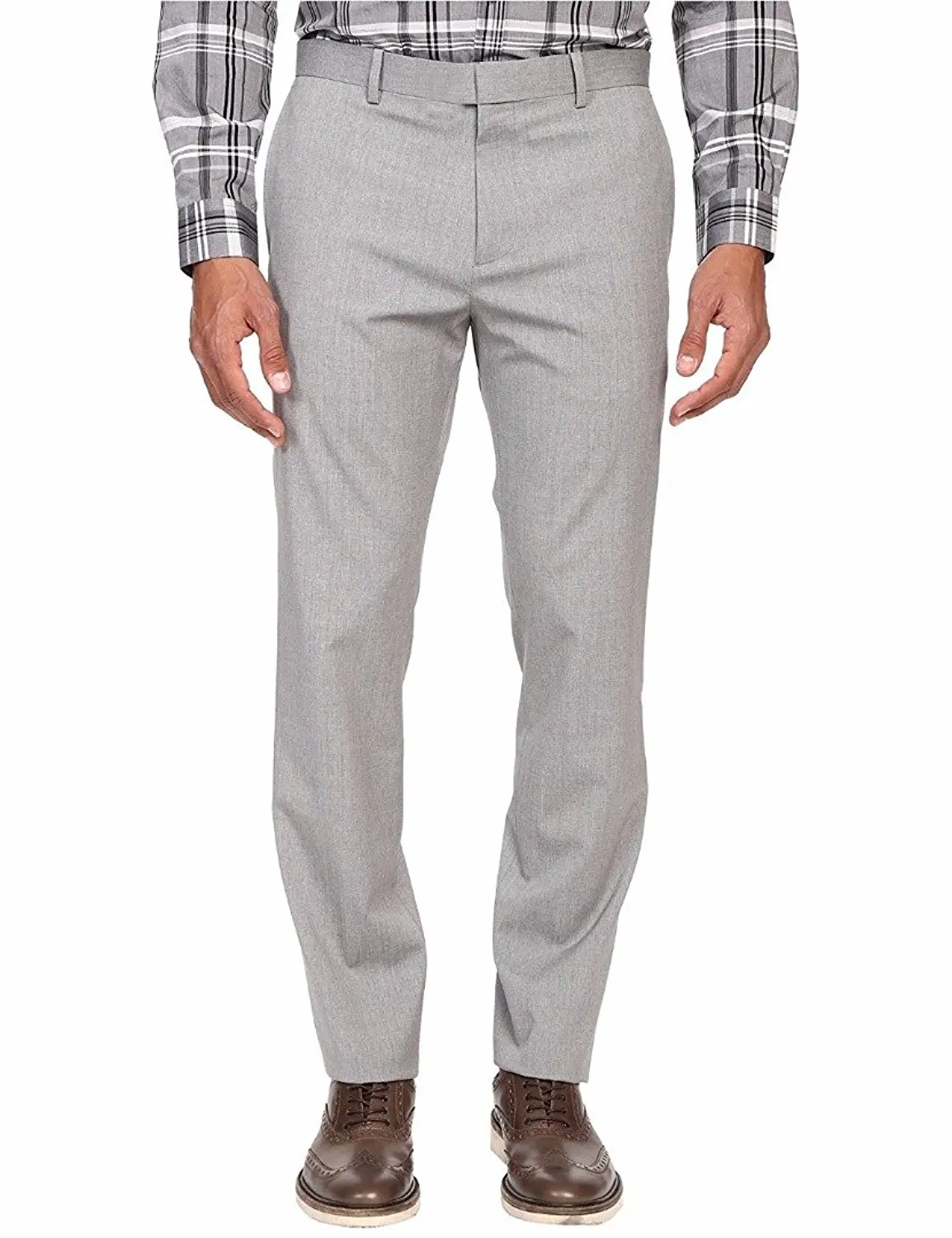 NEW $225 THEORY MENS ALLOY GRAY MARLO U SLIM FIT NEW TAILOR WOOL PANTS SIZE 30