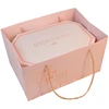 current hexagon shape box customized logo ribbon open hat flower box,hot sell paper box for gift,high quality luxury box