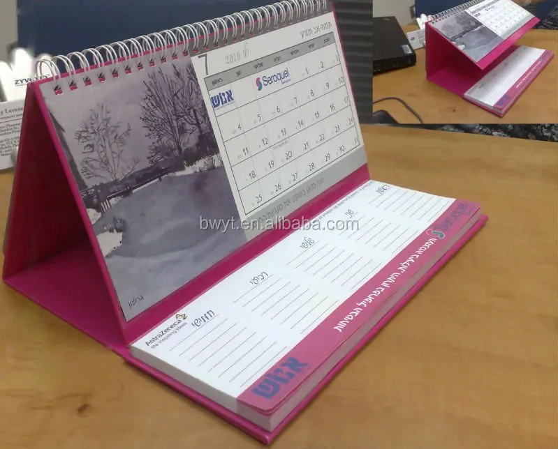 Table Calendar Design 2014 Standing Desk Calendar Creative Desl