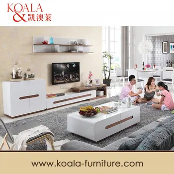 Modern Tv Stand In White High Gloss Painting Mdf Table T1901 Modern Tv Stand In White High Gloss Painting Mdf Table T1901