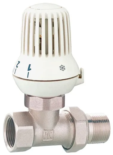 J3004 brass straight radiator valve, temperature control valve, brass radiator valve pn16