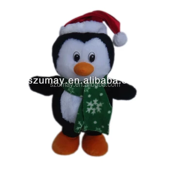 2018 Christmas Plush Toy Singing And Dancing Stuffed Penguin - Buy ...