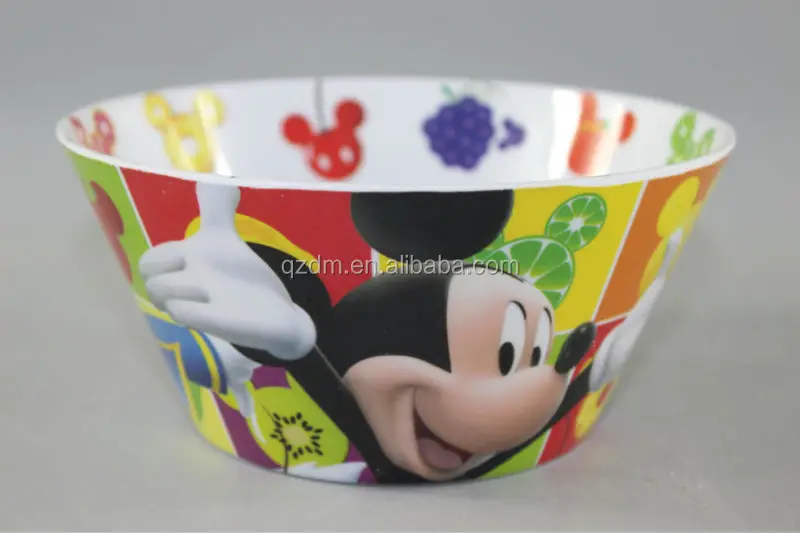 Double Side Print Melamine Kids Bowl
