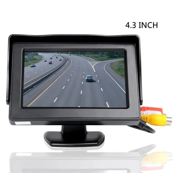 Motorized Lcd Car Monitor/4.3 Inch Sun Visor Tftlcd Monitor/surface
