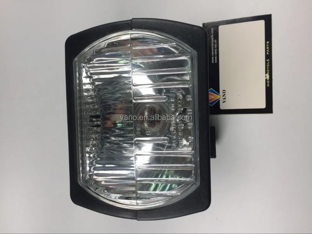 Black Simson motorcycle headlight with high vision