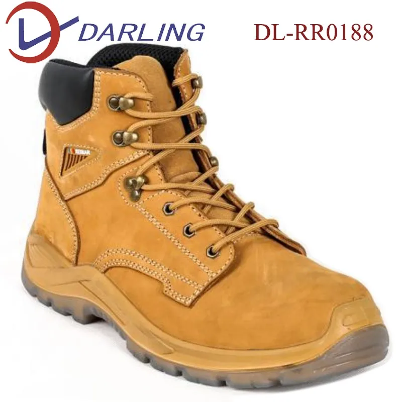 Cheap Price Steel Toecap Mining Work Boots Construction Protective Anti Puncture Safety Boots