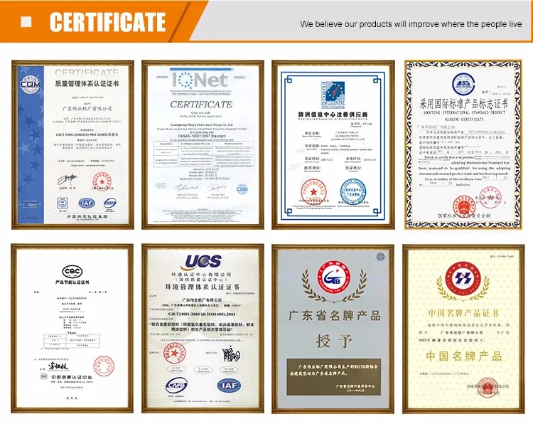 Foshan factory latest design aluminium sliding door profile for thailand market