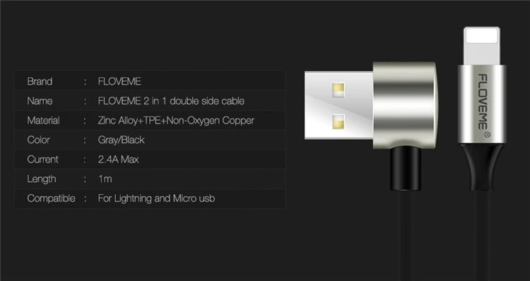2in1 usb data cable