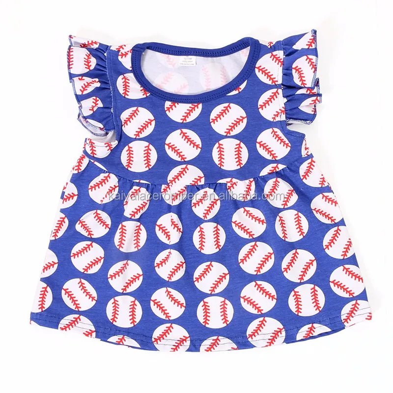ruffle baseball tee