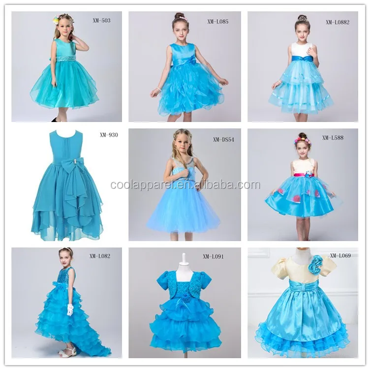 Lace Material Ruffle Dresses For Girls Of 9 Years Old For Party In Red