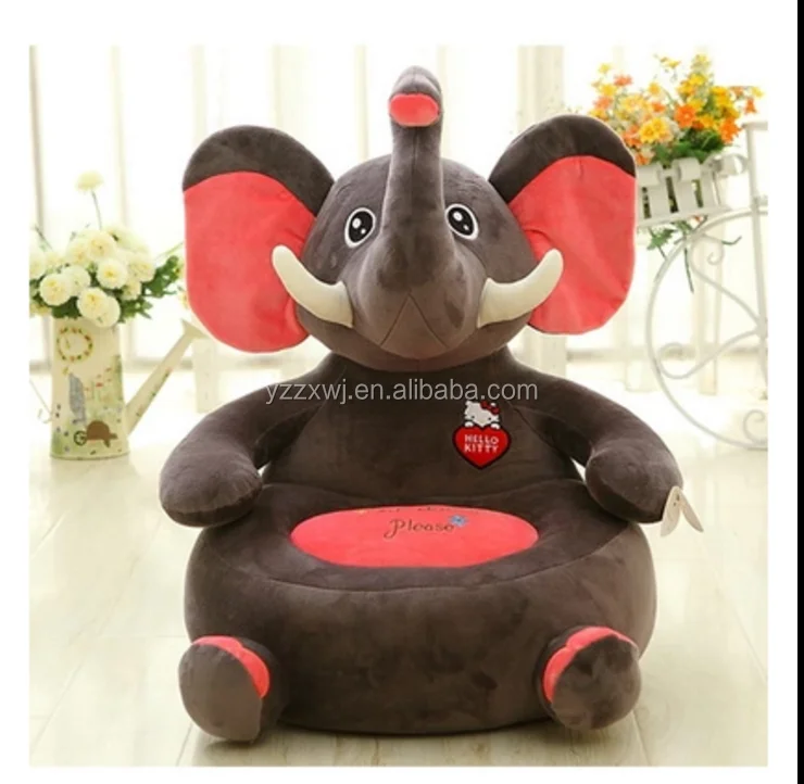 big w plush animal chair