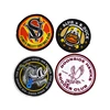 Iron on style high density embroidered 3D embroidery patch for clothing
