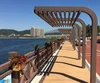 outdoor square tube wpc post factory cheap price hot sale