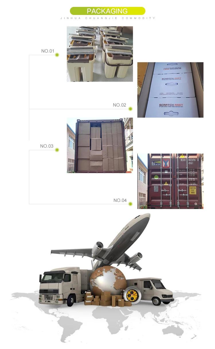 New Arrival Household Self-Washed Flat Mop With Microfiber Cloth