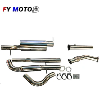 3" Turbo Back Exhaust Catback 1.8t Downpipe For V*w For Golf For G.t.i