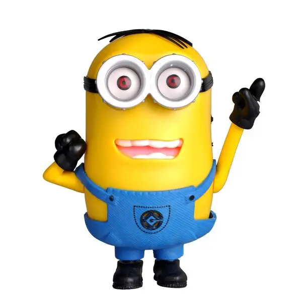 Mini lindo despreciable me minion usb del altavoz con radio fm/tf