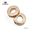 Light gold metal gold plating eyelet for handbag making and fitting