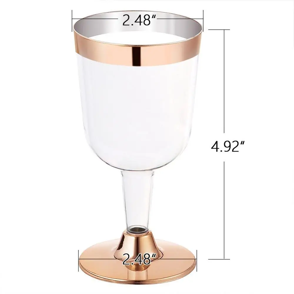 disposable plastic glasses for wedding