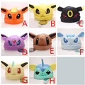 Pikachu Umbreon Eevee Espeon Jolteon Vaporeon Flareon Glaceon Leafeon 8 styles Hat Plush Adult Free Size