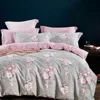 Washable 100% cotton home textiles bedding article 4pcs bedsheets printed bedding set