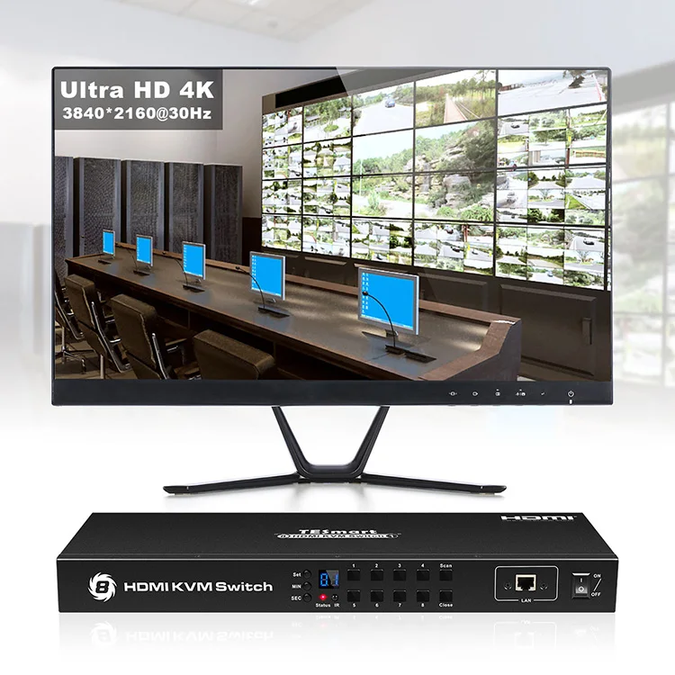 8 Port Hdmi Kvm Switch New 8 Port Hdmi Kvm Switch With Usb2.0 Devices