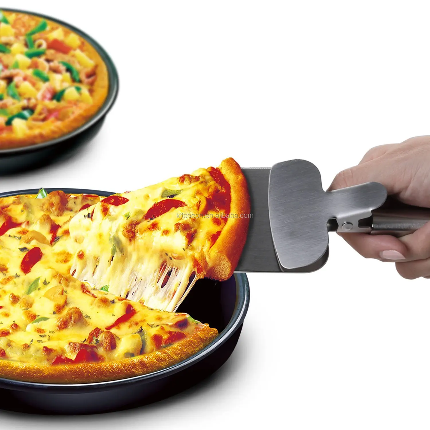 Multifunctional Stainless Steel Pizza Cutter Cake Server Shovel With ...