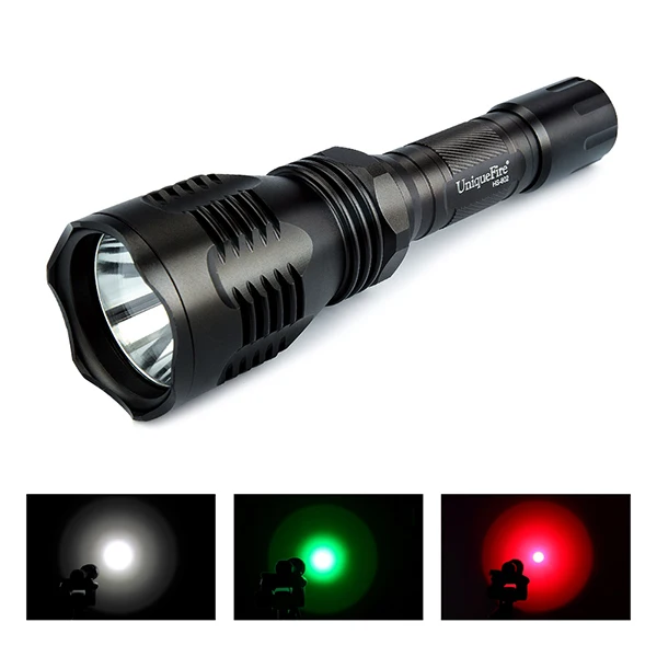 UniqueFire HS-802 CREE XM-L2 White LED 10W high power 500M long beam led rechargeable flashlight