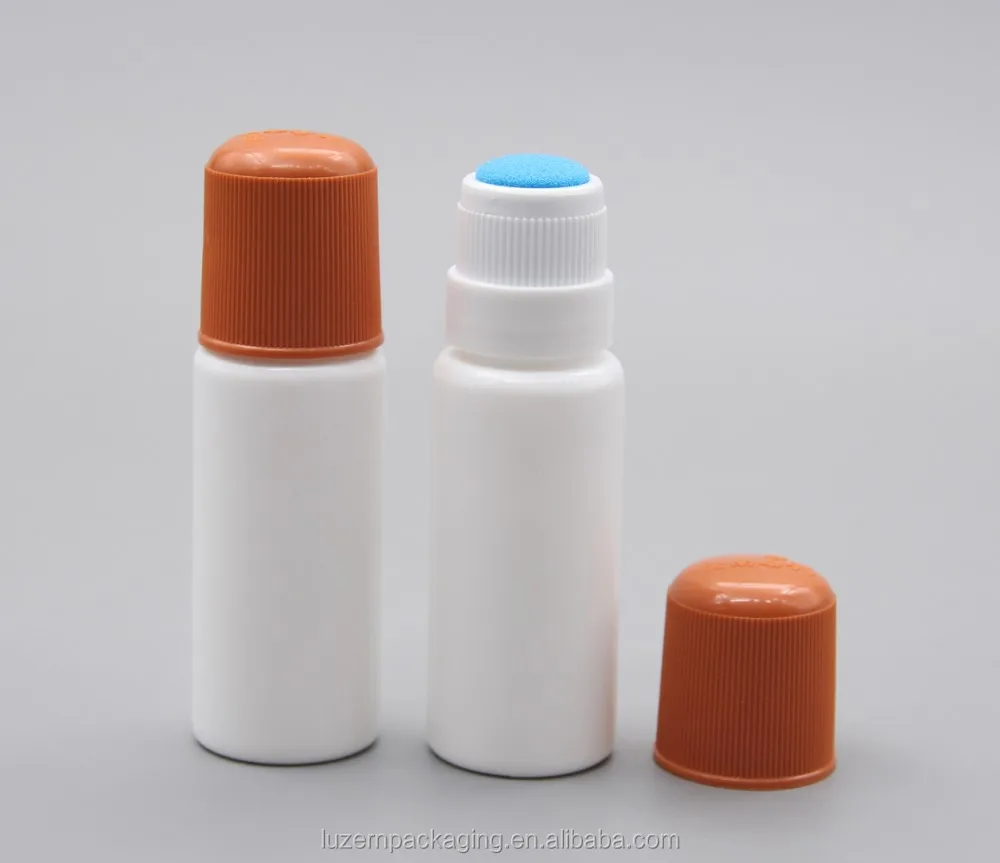 50ml HDPE White Dauber Sponge Tip Applicator Bottle For Oil, View glue