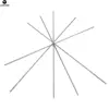 Lonten 5pcs Round Titanium Ti Bar Grade 5 GR5 Metal Rod Diameter 2mm Length 250mm 10 Inches For Manufacturing Gas Turbine Compon