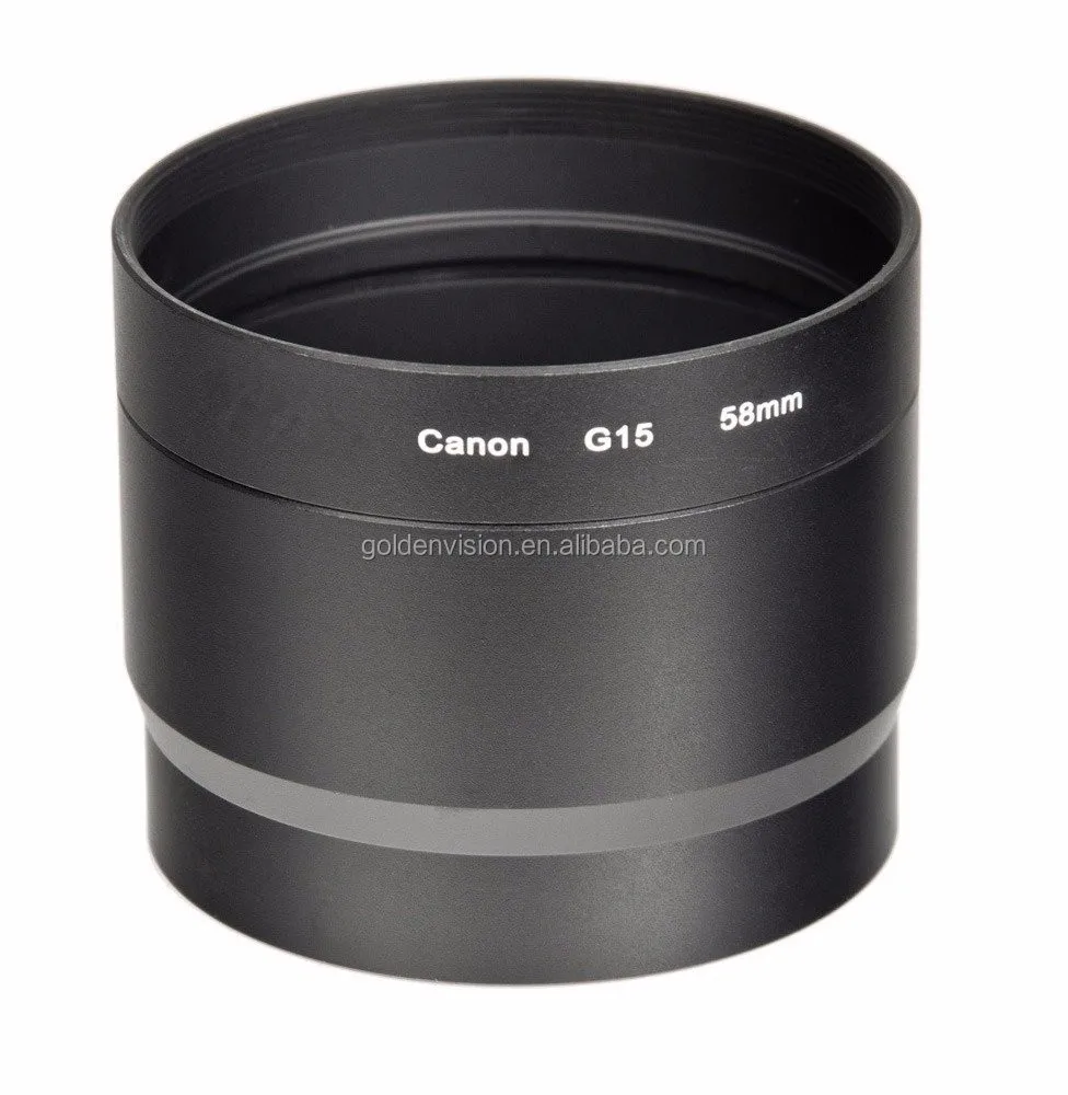 Ulata Lens Adapter Tube Provides 58mm Filter Mount For Canon G15 Camera