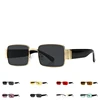 Explosion models steamed metal sunglasses black mens Square oversized sunglasses wholesale lentes de sol hombre