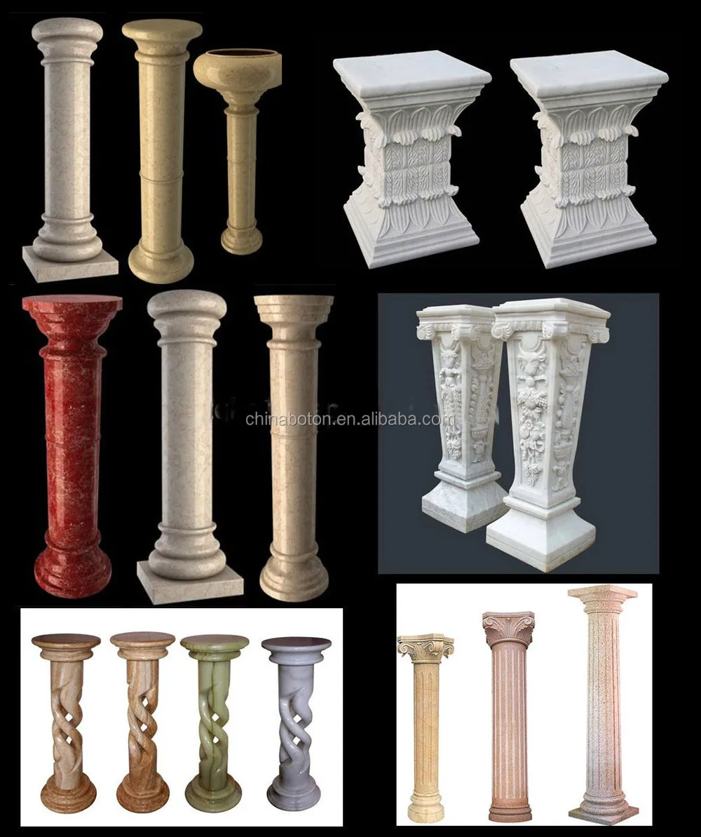 Europe Morden Roman Pillar,Stone Pillars Tiles For Building Project