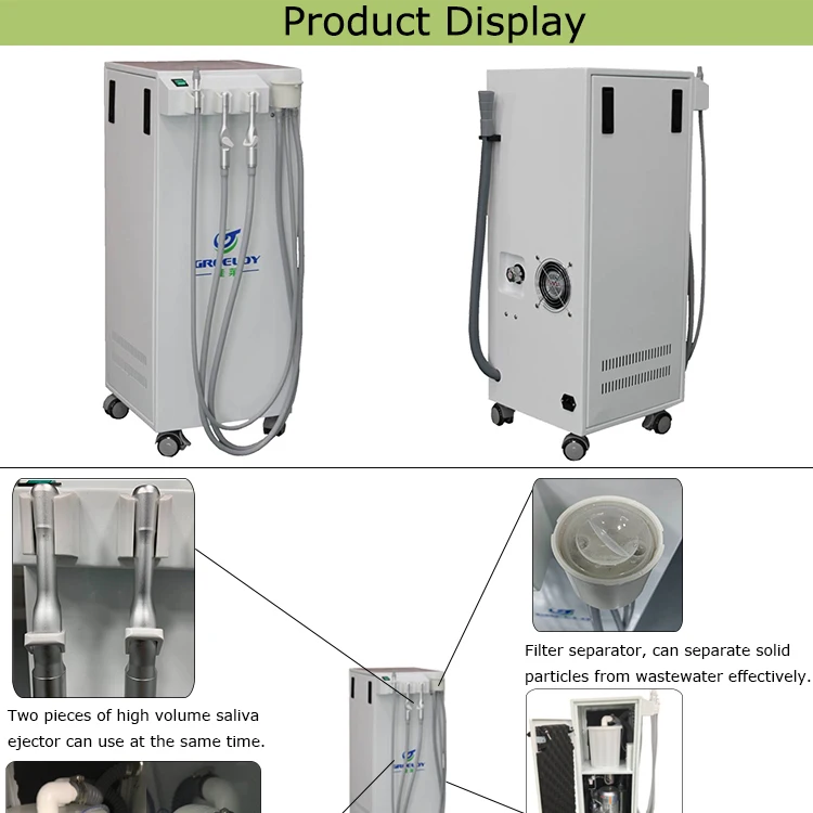 Portable Dental Vacuum Pump Saliva Ejector Suction Unit Buy Portable Dental Suction Unit