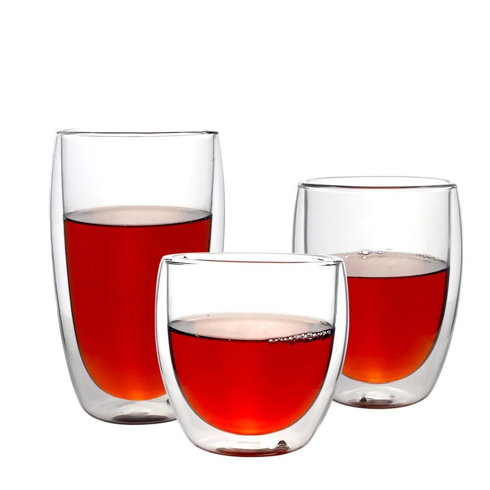 Xingchen Glass Heat Resistant Double Layer Cup Buy Clear Double Wall Glass Cup,Heat Resistant