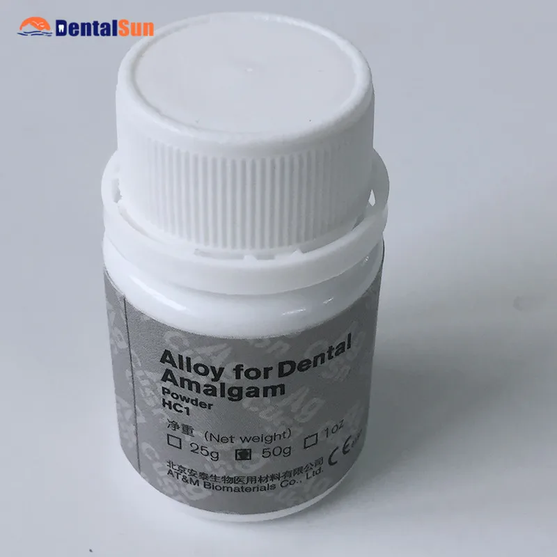 Dental Amalgam Alloy Powder/gk Alloy For Dental Amalgam 50g/bottle