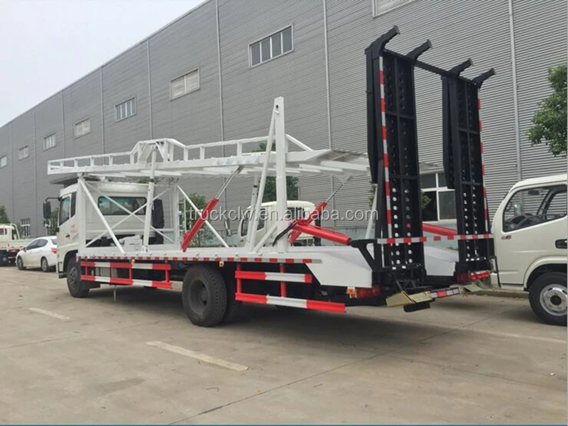 Emergency Car Carrier slide bed rescue truck 10 ton flatbed tow truck Customized one drive three four car