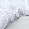 Textile manufacturer custom hypoallergenic waterproof terry fabric mattress cover protector folder fitted sheet