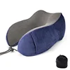 High Quality Travel U shape Memory Foam Neck Pillow For airplane car travel