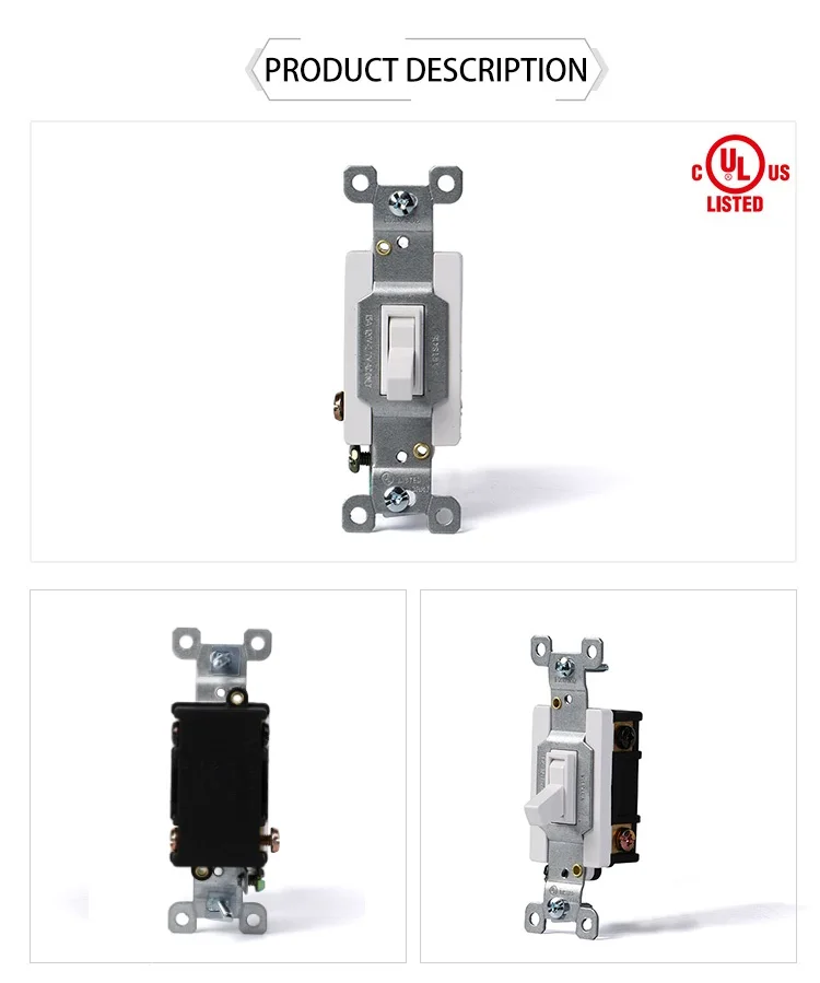 Factory Supply 15a Residential Grade 4 Way Toggle Wall Switch - Buy 4 ...