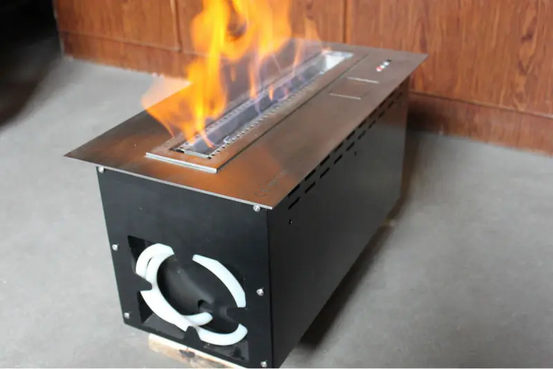 Small Intelligent Modern Bio Fuel Ethanol Fireplace With